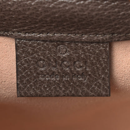 Gucci GG Supreme Monogram Web Mini Ophidia Bucket Bag Brown 6 of 9