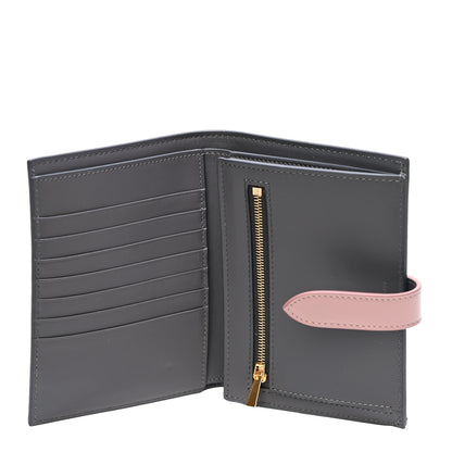 Celine Grained Calfskin Medium Multifunction Strap Wallet Grey Vintage Pink 5 of 11