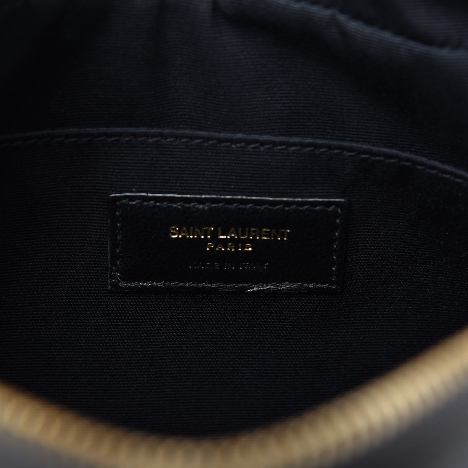 Saint Laurent Calfskin Matelasse Monogram Lou Camera Bag Sea Pebble 8 of 10