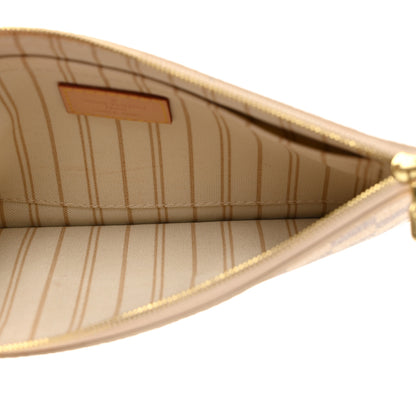 Louis Vuitton Damier Azur Neverfull MM GM Pochette 5 of 7