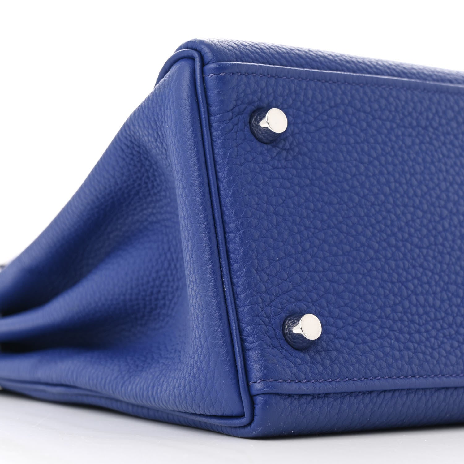 Hermes Togo Kelly Retourne 28 Bleu Electrique 9 of 11