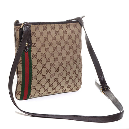 Gucci Monogram Web Jolicoeur Charms Messenger Dark Brown 3 of 7