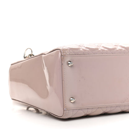Christian Dior Patent Cannage Medium Lady Dior Rose Clair 15 of 16