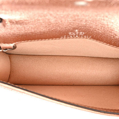 Gucci Metallic Calfskin Super Mini Dionysus Shoulder Bag Rose Gold 5 of 13