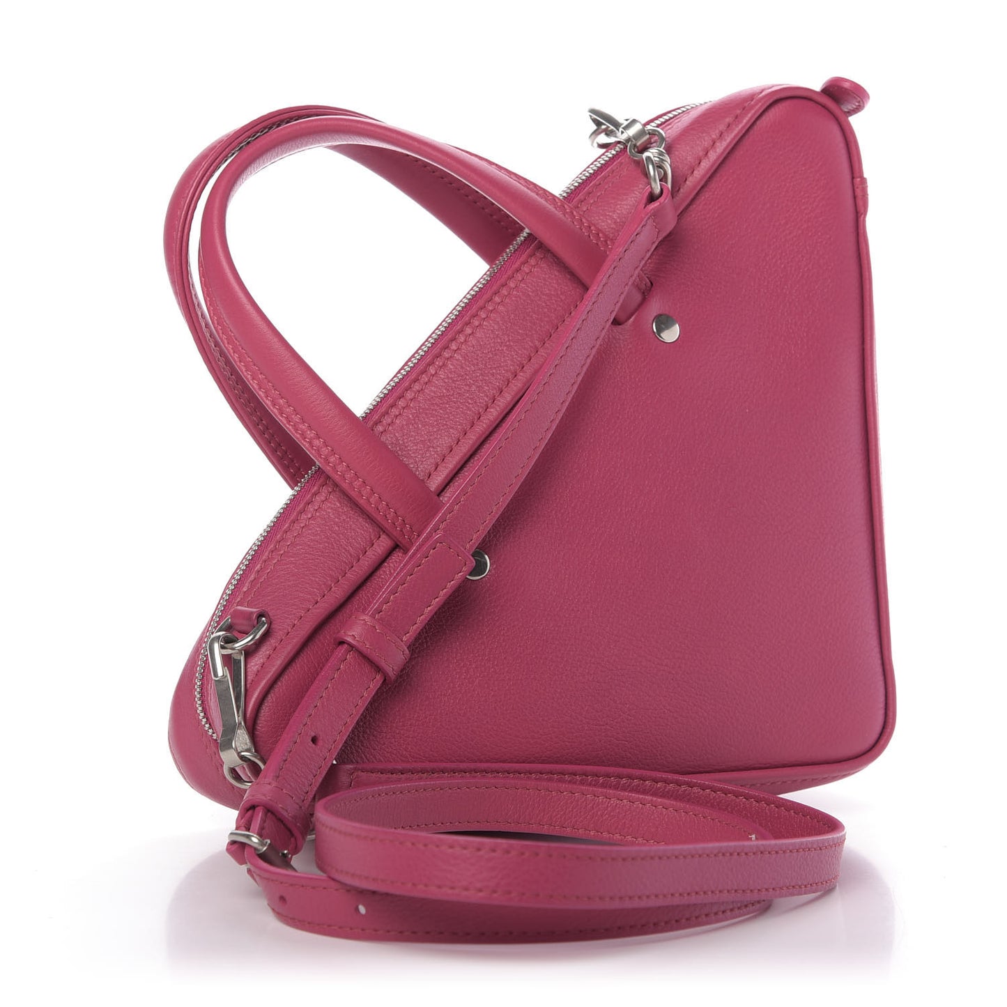 Calfskin XS Triangle Duffle Pink