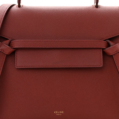 Celine Baby Grained Calfskin Micro Belt Bag Ruby 8 of 10