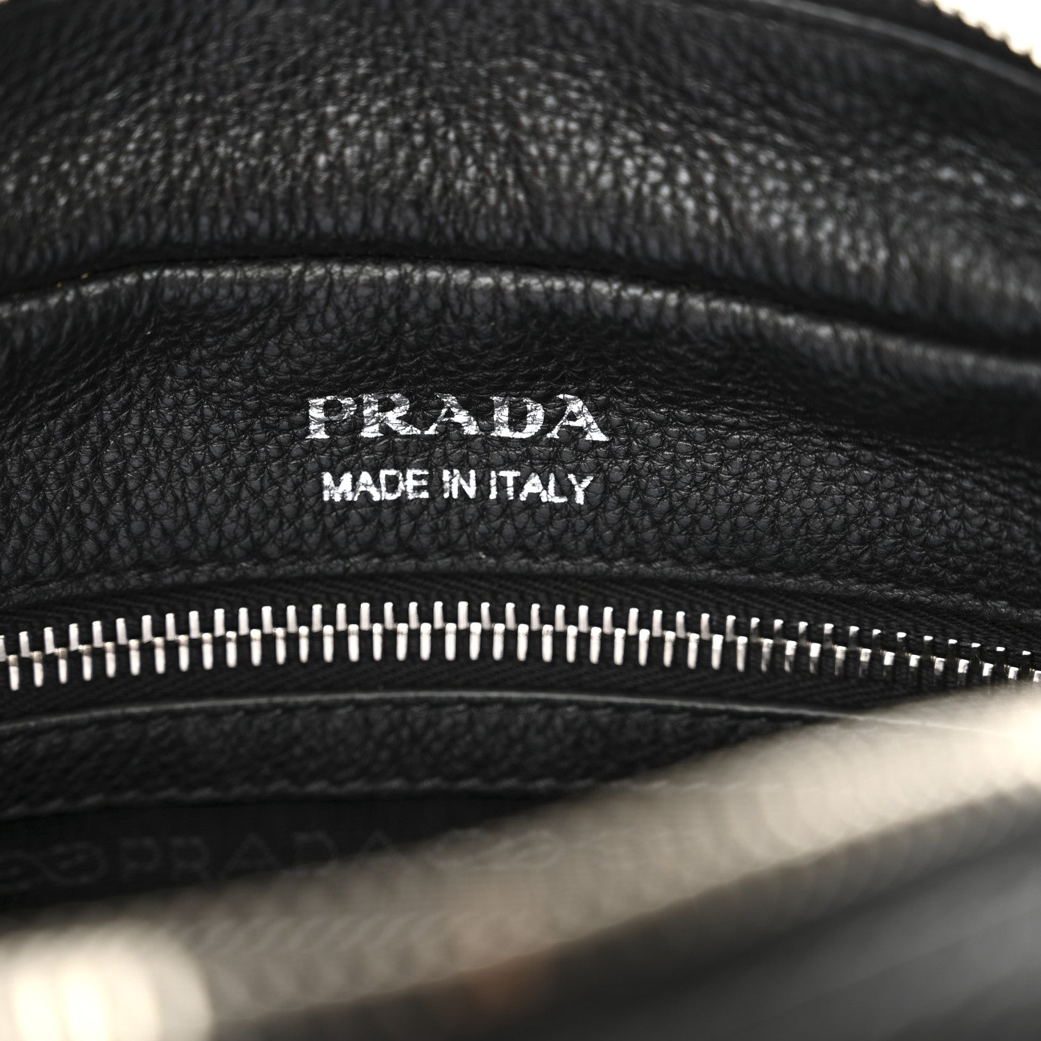 Prada Vitello Daino Camera Crossbody Black 6 of 10