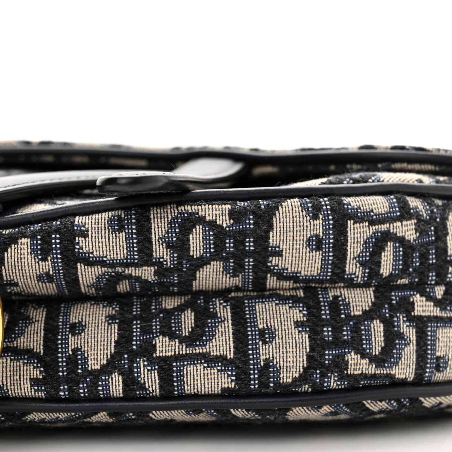 Christian Dior Oblique Mini Saddle Bag Blue 10 of 10