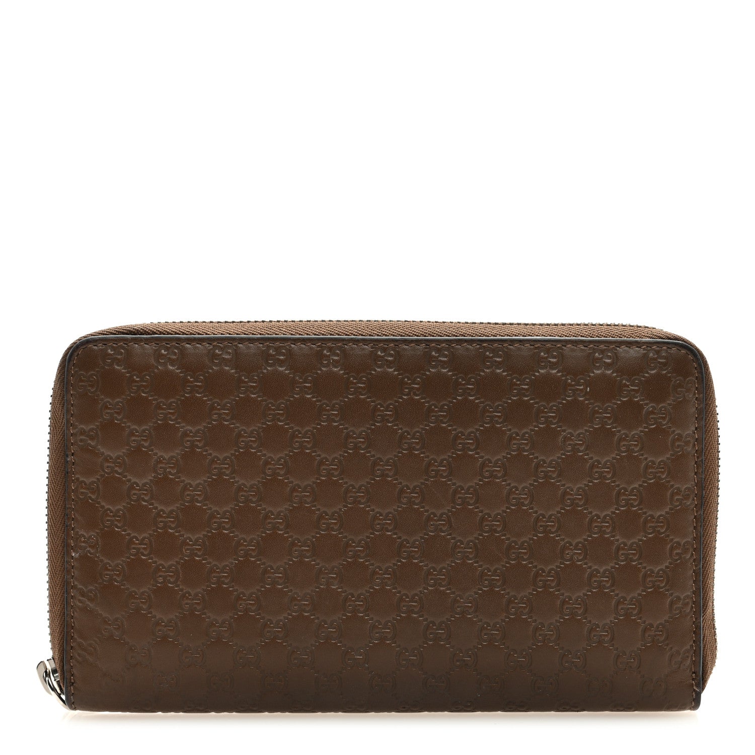 Gucci Shine Microguccissima Zip Around Organizer Wallet Acero 1 of 7