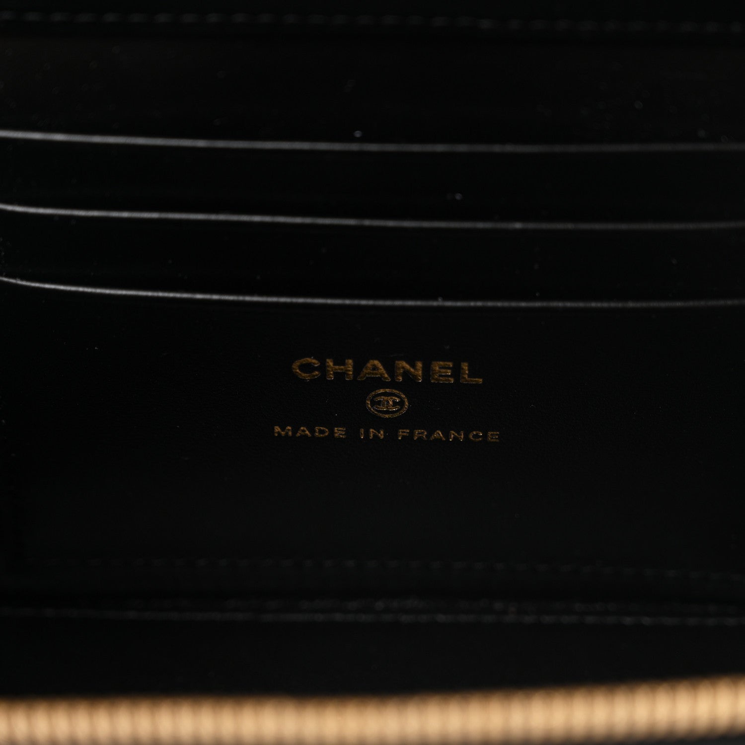 Chanel Calfskin Crocodile Embossed Crococo Small Top Handle Vanity Case With Chain Black 6 of 11