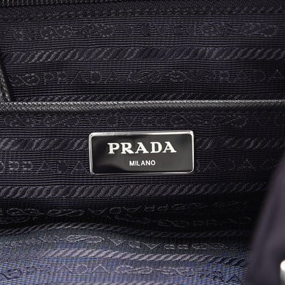 Prada Nylon Vela Saffiano Medium Cinch Backpack Baltico 6 of 7