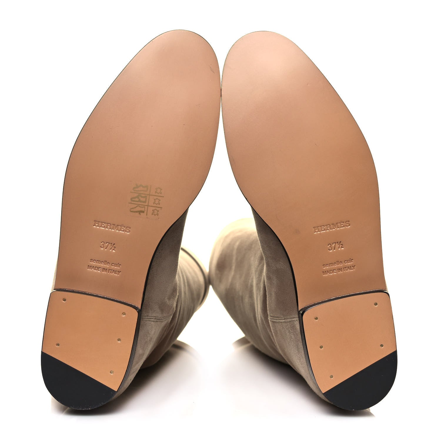 Hermes Suede Kelly Jumping Boots 37.5 5 of 8