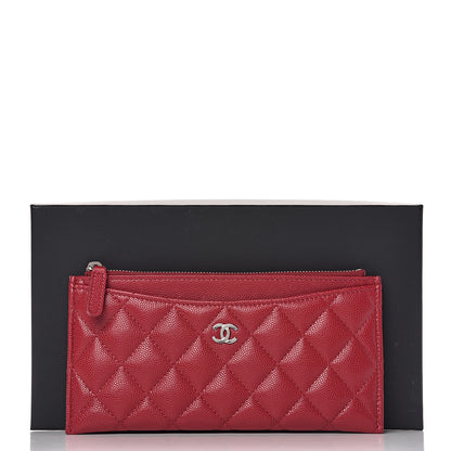Chanel Caviar Quilted Classic Zip Pouch Pink 10 of 10