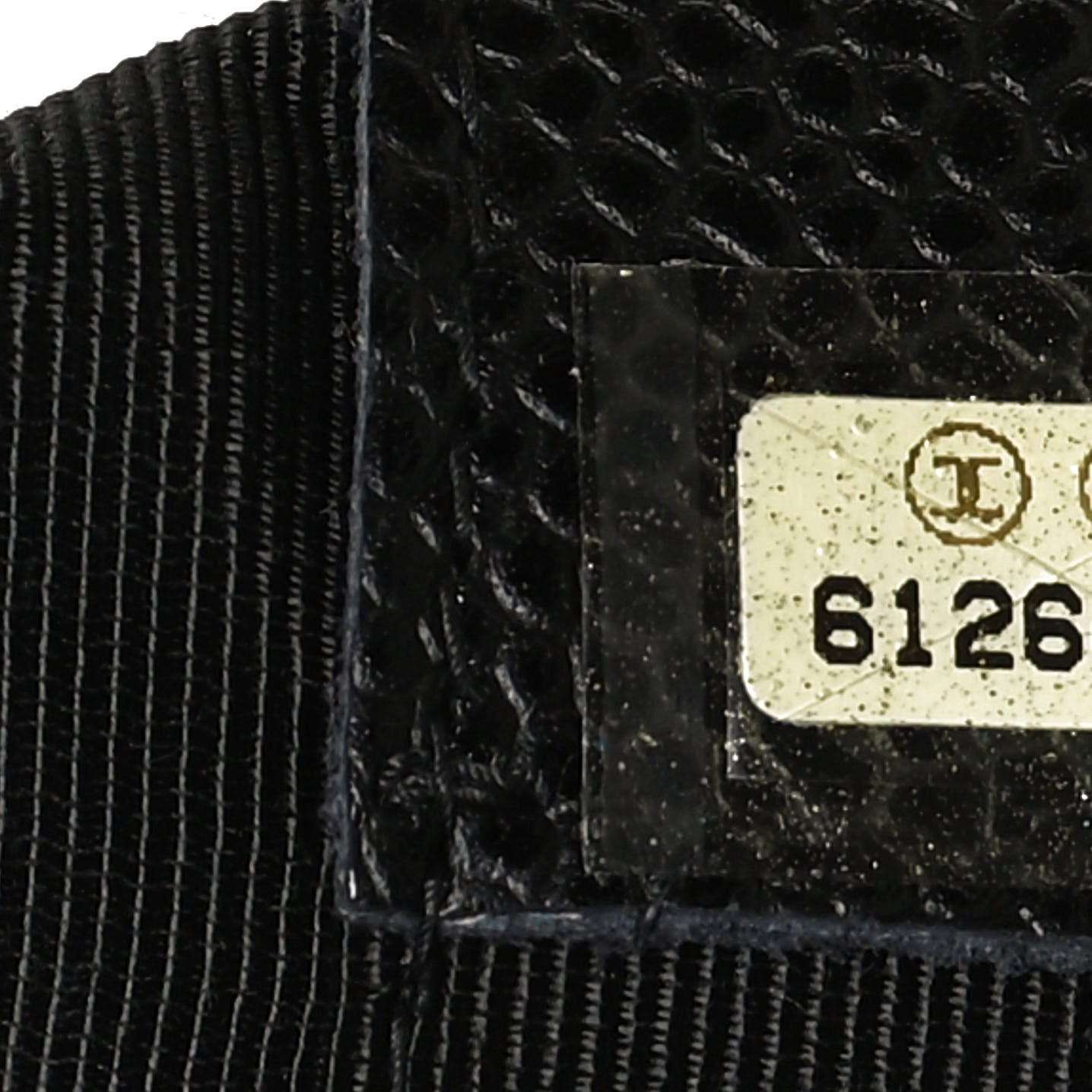 Caviar Quilted CC Shopping Tote Black