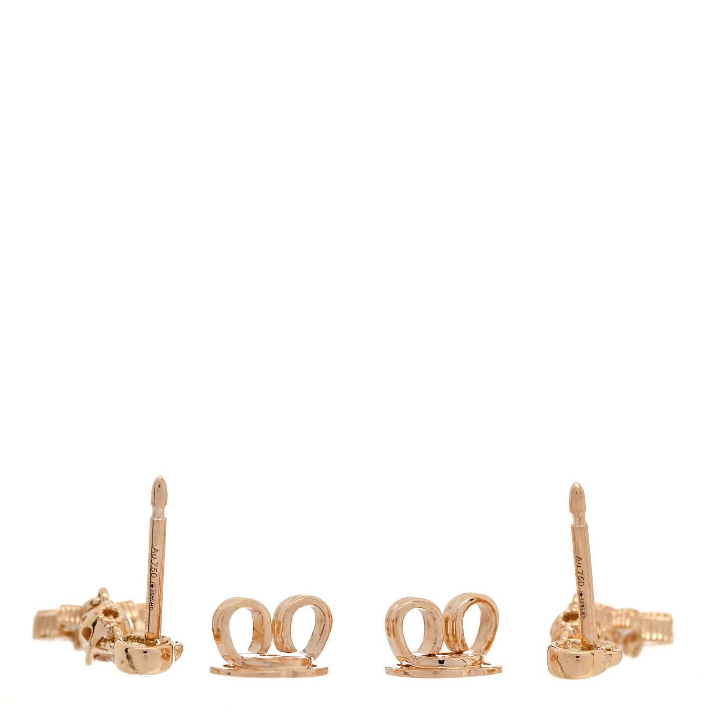 18K Rose Gold Diamond Flora Drop Earrings