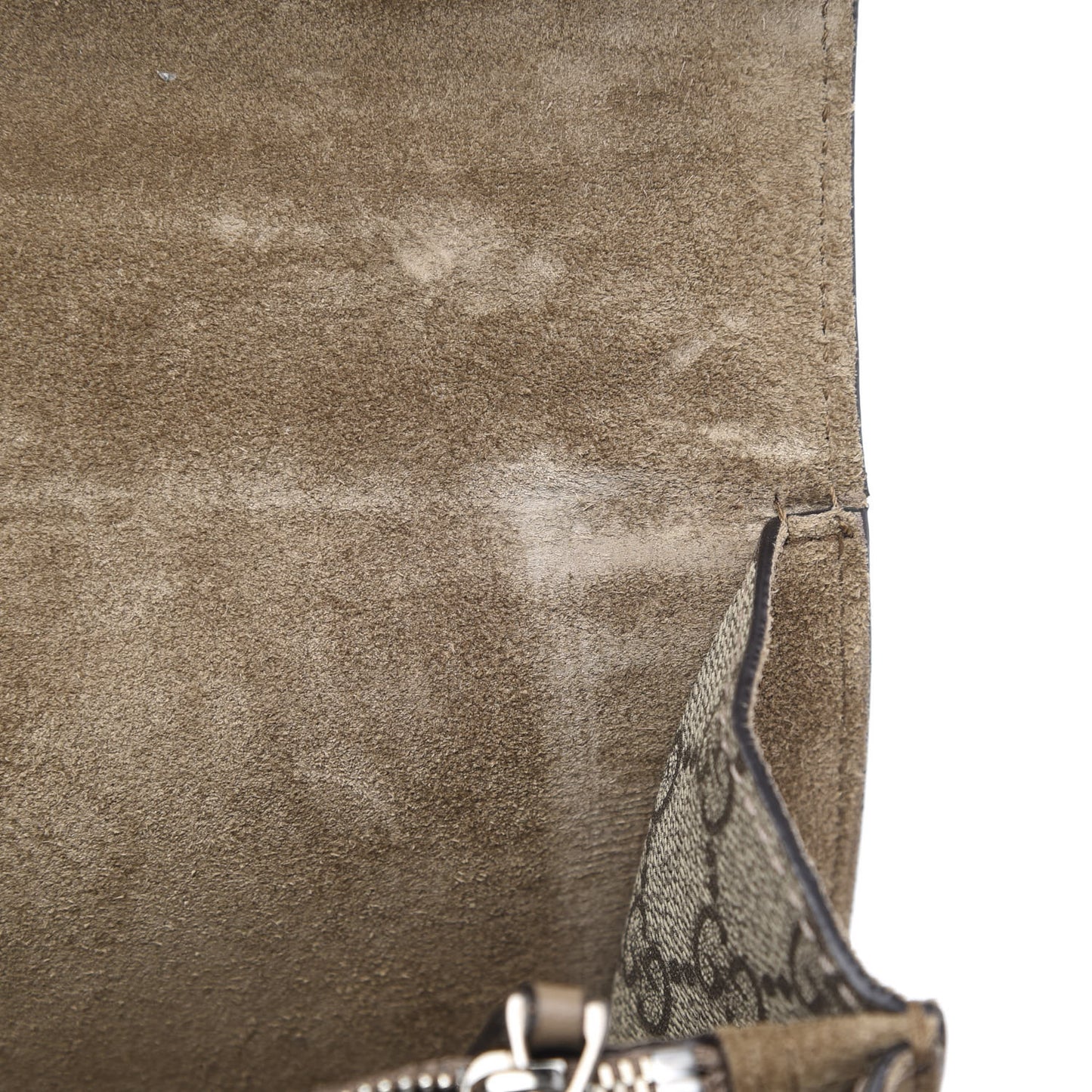 GG Supreme Monogram Small Dionysus Shoulder Bag Taupe