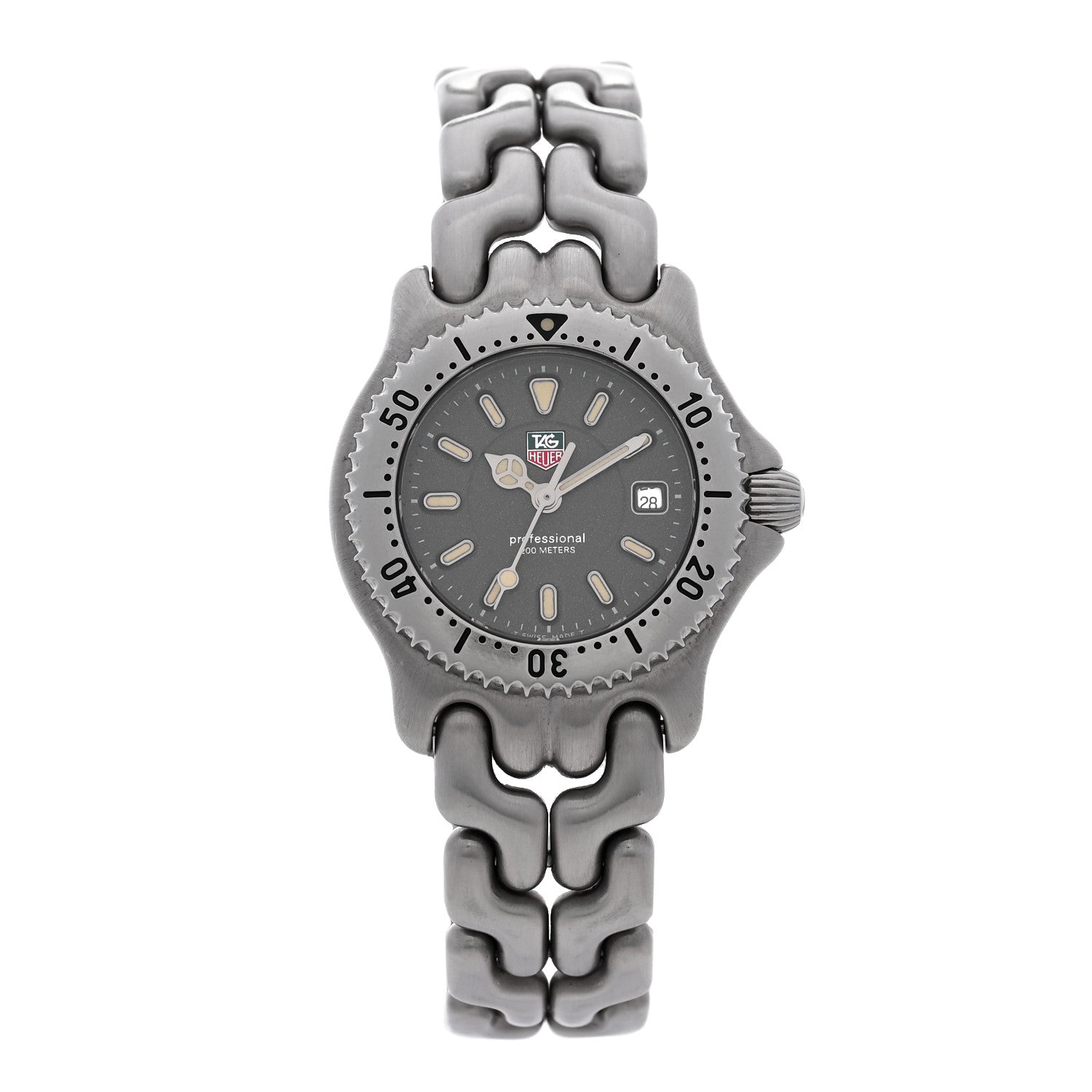 Tag Heuer Stainless Steel 28mm Professional 200M Quartz Watch Grey