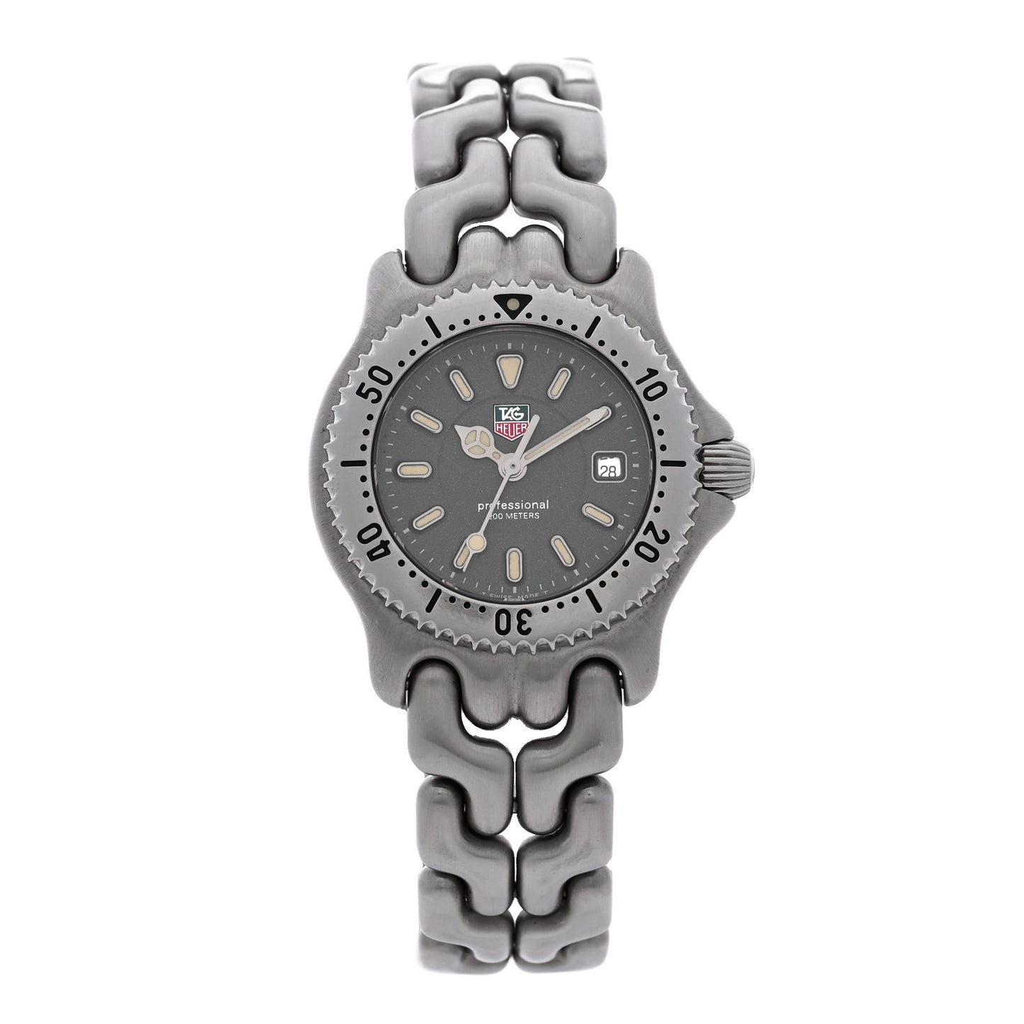 Stainless Steel 28mm Professional 200M Quartz Watch Grey WK1313-2