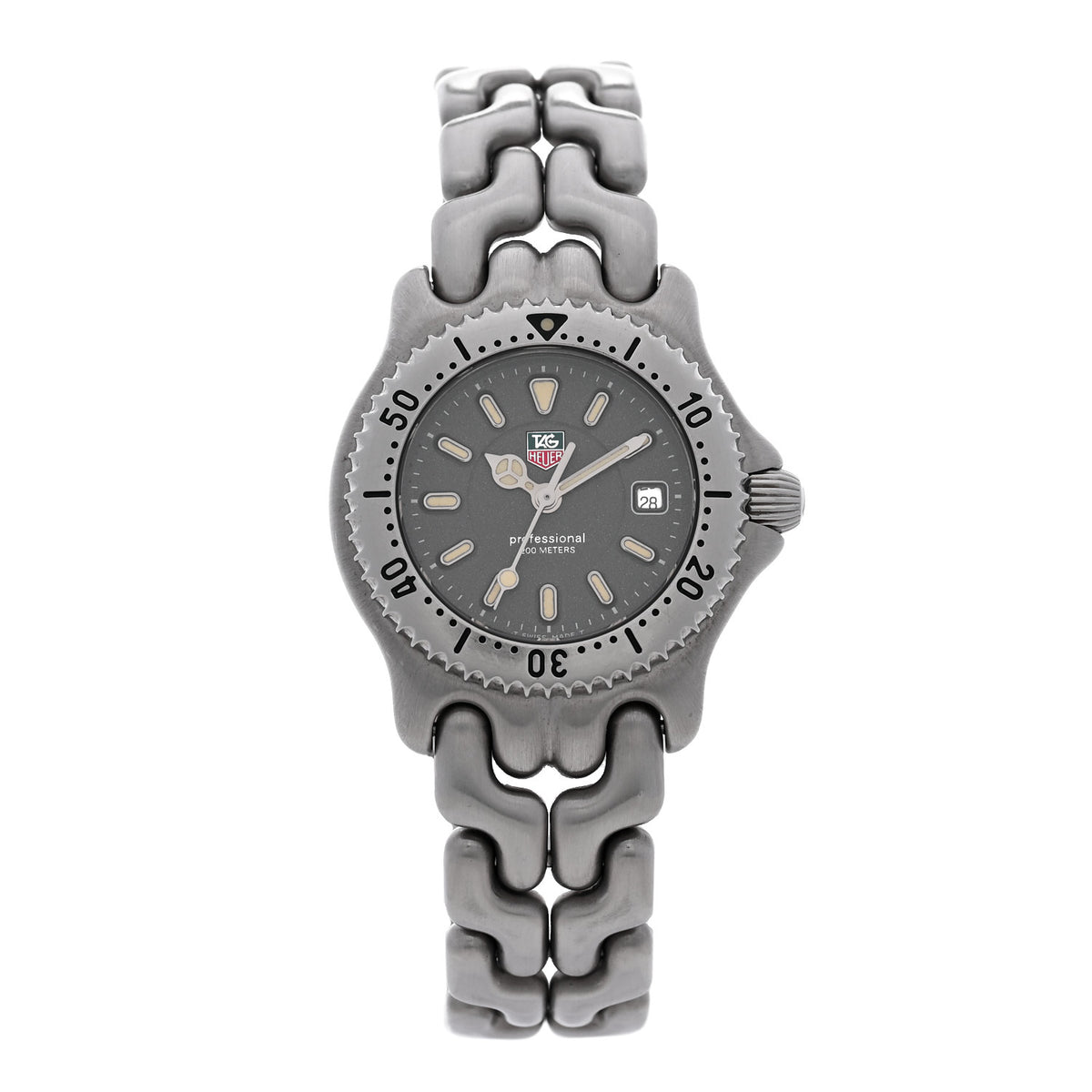 Tag Heuer Stainless Steel 28mm Professional 200M Quartz Watch Grey WK1313-2 1 of 4