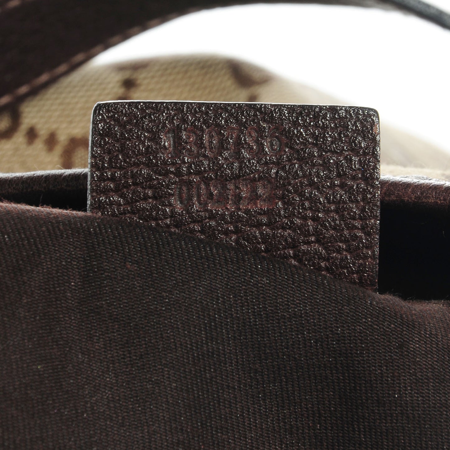 Monogram Medium Abbey Shoulder Bag Brown