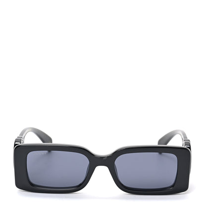 Gucci Acetate Chaise Rectangle Frame Sunglasses GG1325S Black 2 of 7