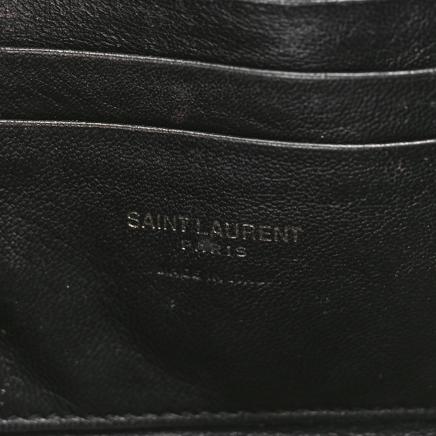 Saint Laurent Calfskin Crocodile Embossed Monogram Mini Lou Camera Bag Black 7 of 10