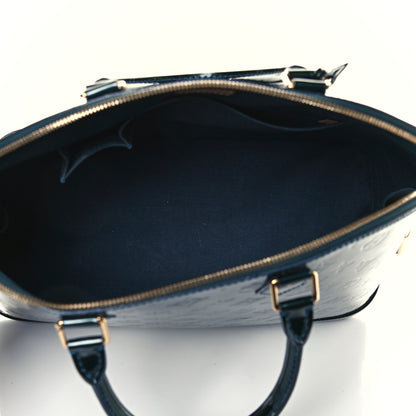 Louis Vuitton Vernis Alma GM Blue Nuit 5 of 11