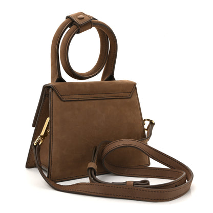 Jacquemus Suede Le Chiquito  Noeud Brown 3 of 9