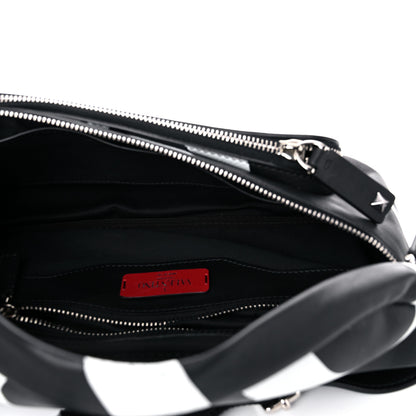 Valentino Garavani Calfskin Go Logo Belt Bag Black White 5 of 18