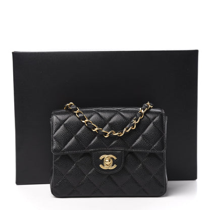 Chanel Caviar Quilted Mini Square Flap Black 11 of 11