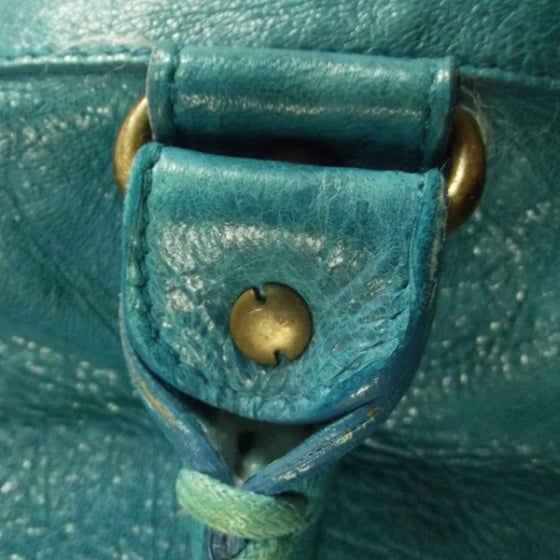 Leather Work Turquoise