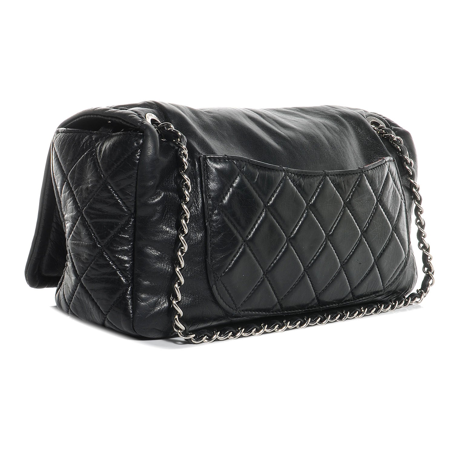 Chanel Lambskin Timeless Large Flap Bag Black 3 of 8