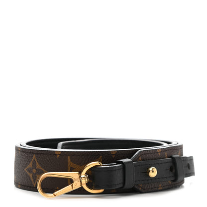 Louis Vuitton Monogram Bandouliere Shoulder Strap XL Black 1 of 5