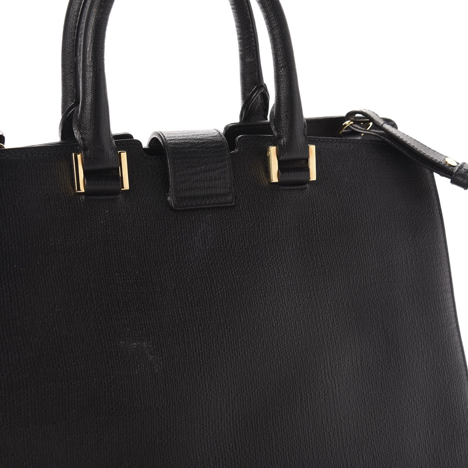 Saint Laurent Textured Calfskin Small Classic Y Cabas Black 12 of 16