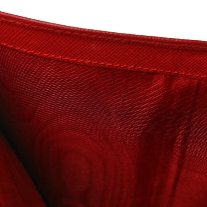 Prada Saffiano Triangle Flap Compact Wallet 13 of 13