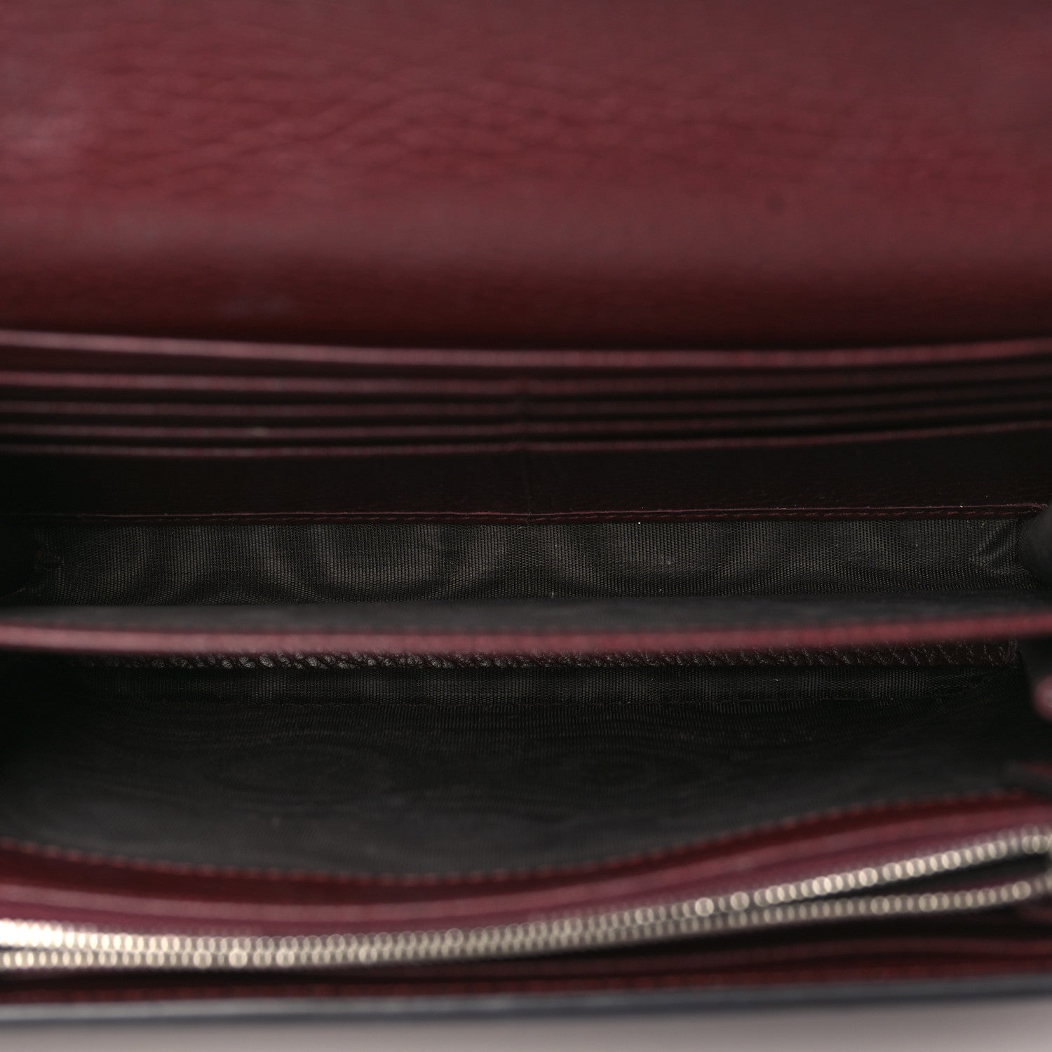 Gucci Dollar Calfskin Crystal Mini Dionysus Chain Wallet Vintage Bordeaux 5 of 10
