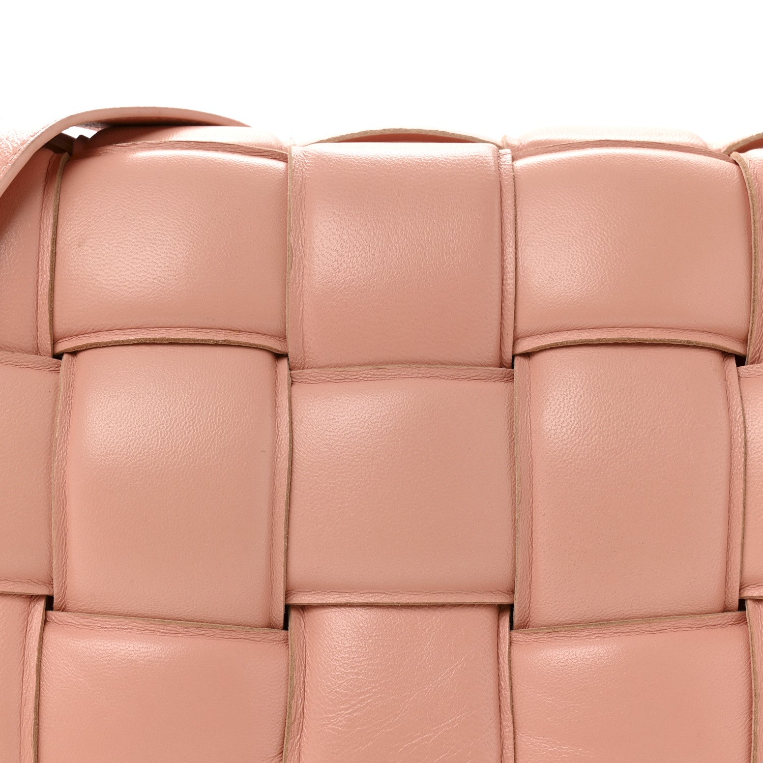 Bottega Veneta Nappa Maxi Intreccio Padded Cassette Crossbody Bag Peachy 8 of 12