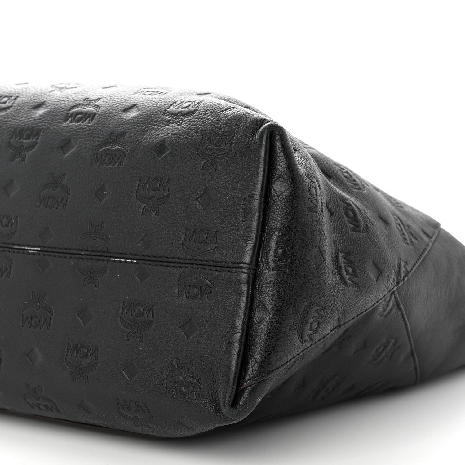MCM Calfskin Ottomar Large Klara Hobo Black 10 of 15