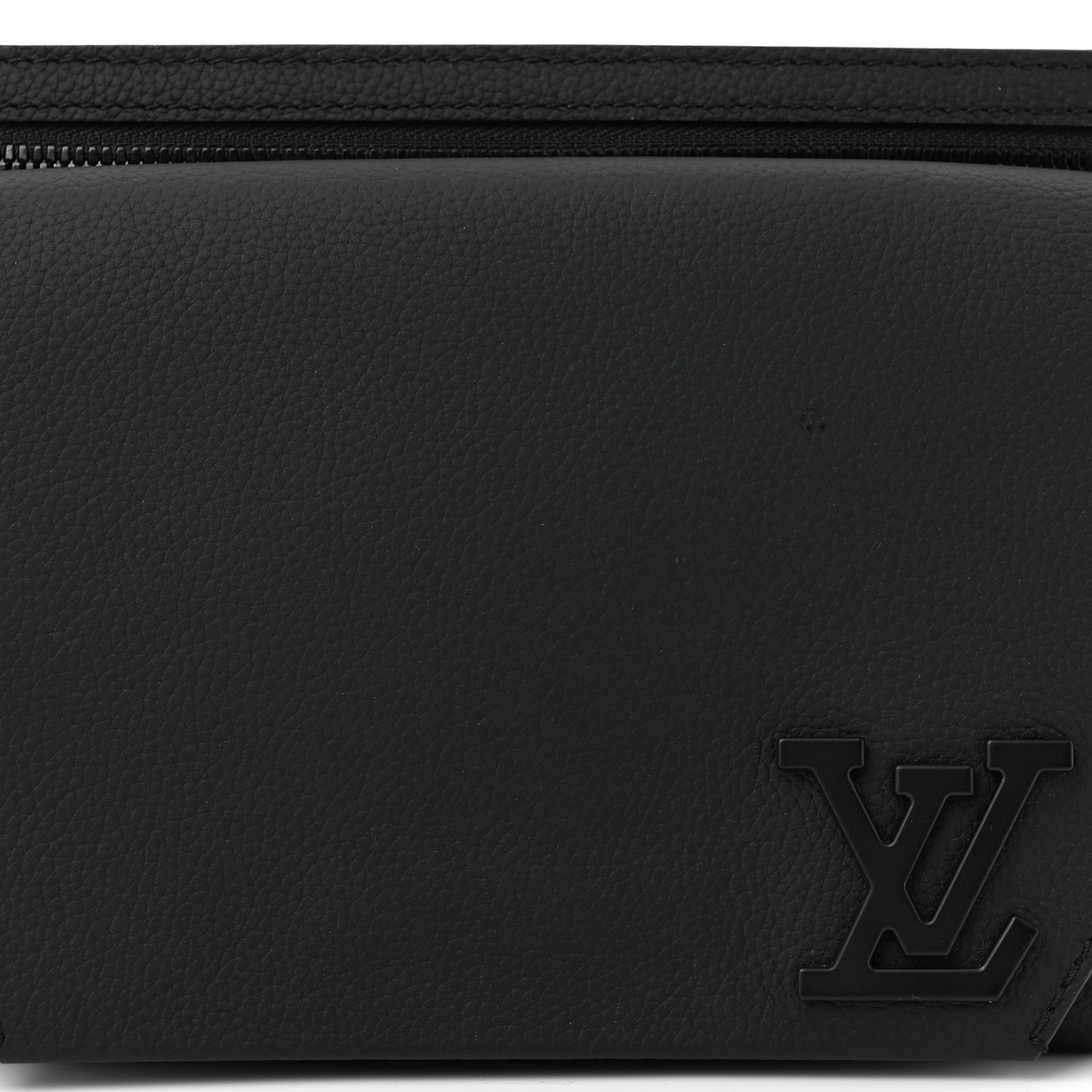 Grained Calfskin Aerogram Takeoff Sling Black
