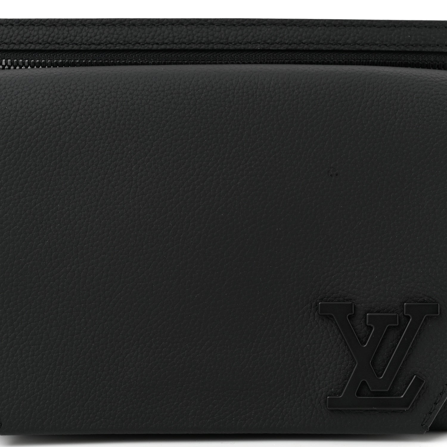 Louis Vuitton Grained Calfskin Aerogram Takeoff Sling Black 8 of 10