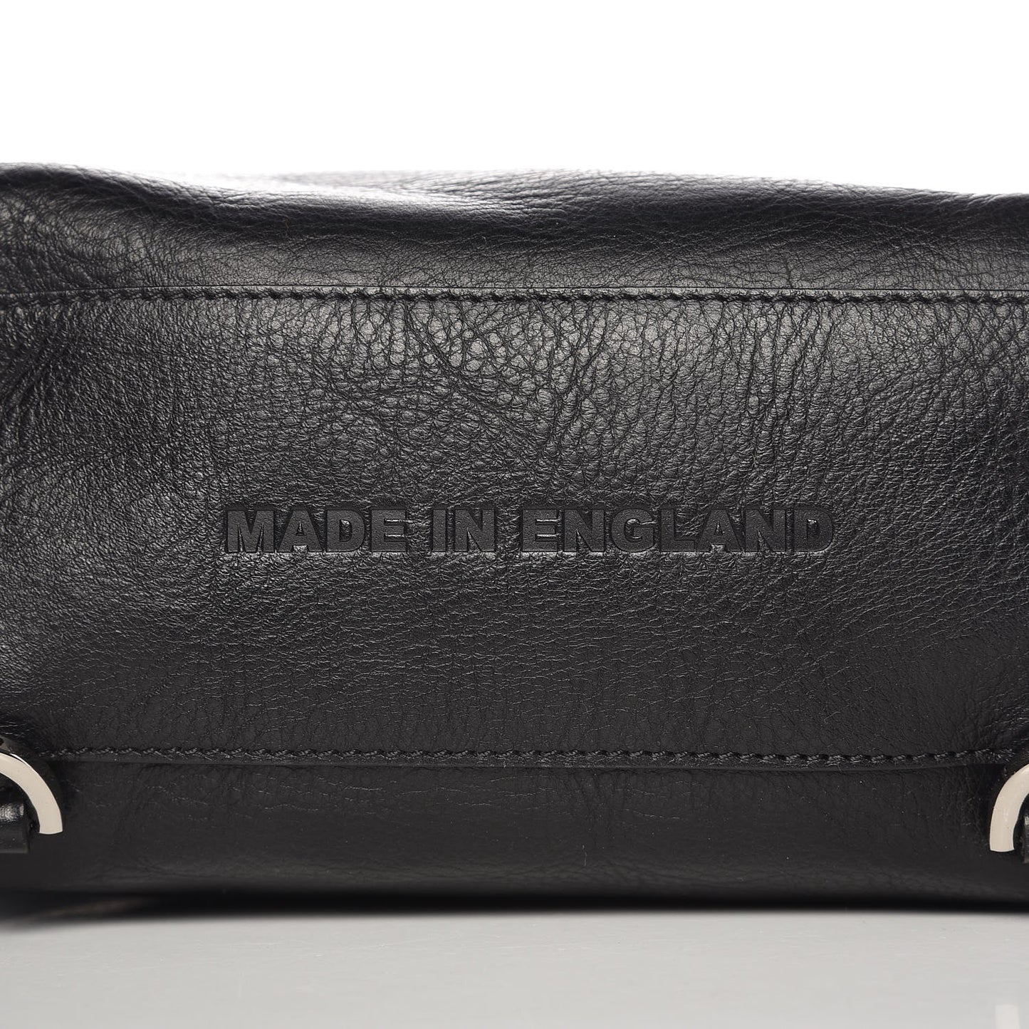 Natural Leather Mini Cara Delevingne Convertible Satchel Black