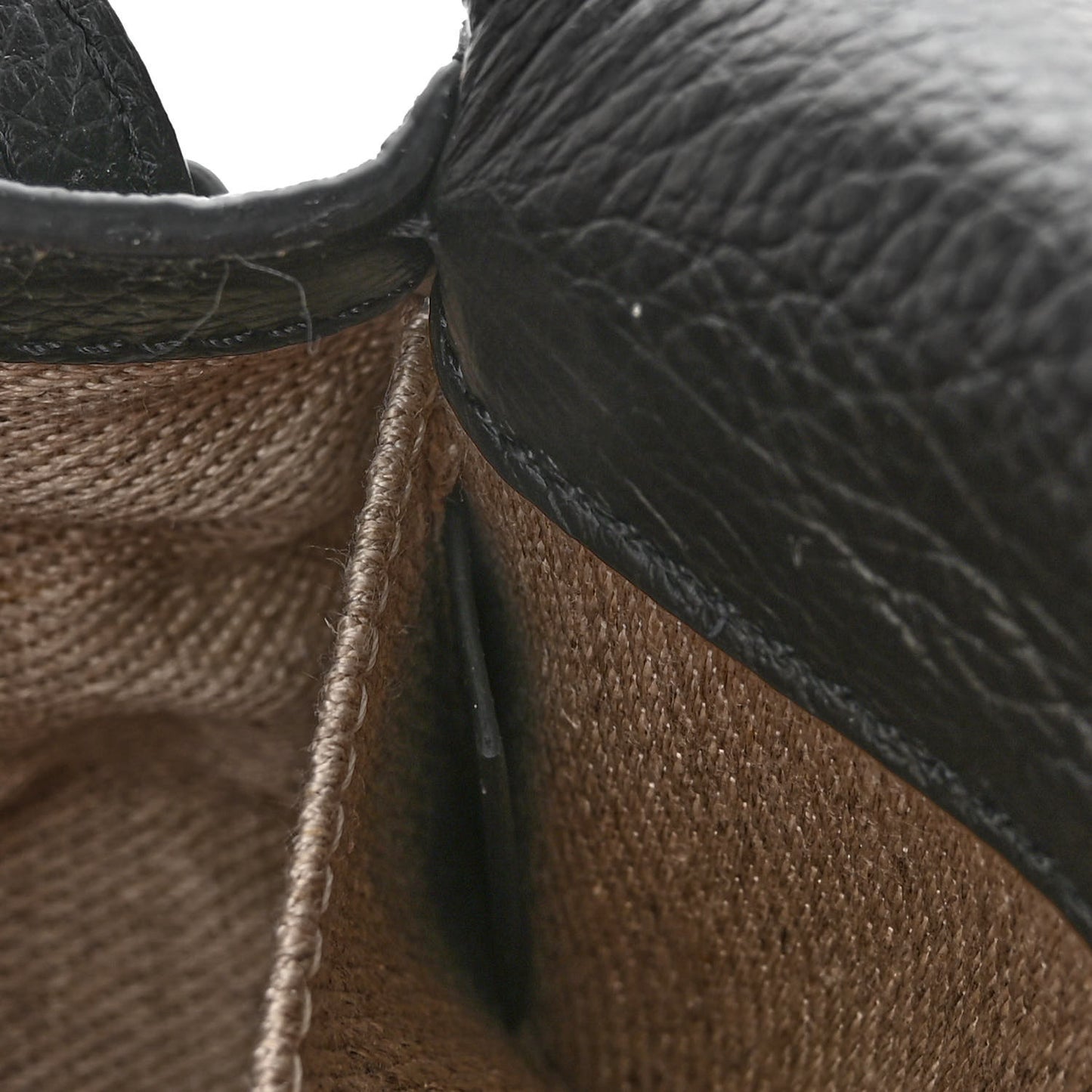 Calfskin Nano Marcie Saddle Bag Black
