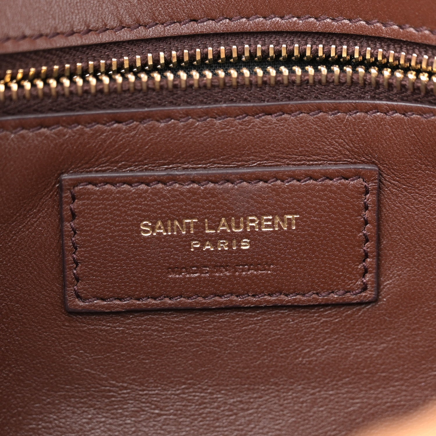 Saint Laurent Raffia Monogram Tassel Kate 99 Dark Nude 6 of 11