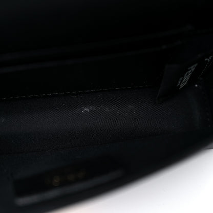 Fendi Vitello Cruise F is Fendi Bi-Color FF 1974 Embossed Envelope Belt Bag Maya Black 14 of 16