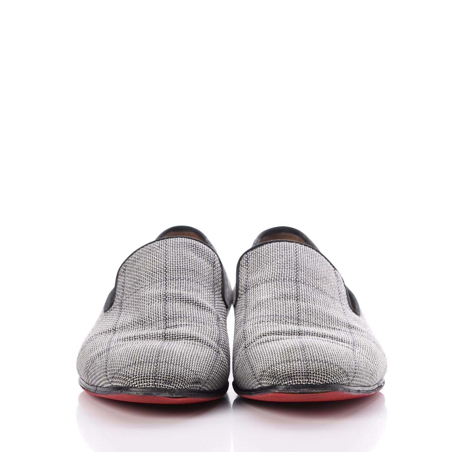Christian Louboutin Mens Dandelion Flat Tissu Dorsilk Loafers 41.5 Black 2 of 11
