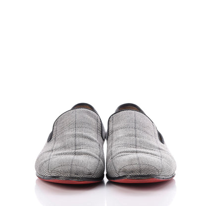 Christian Louboutin Mens Dandelion Flat Tissu Dorsilk Loafers 41.5 Black 2 of 11