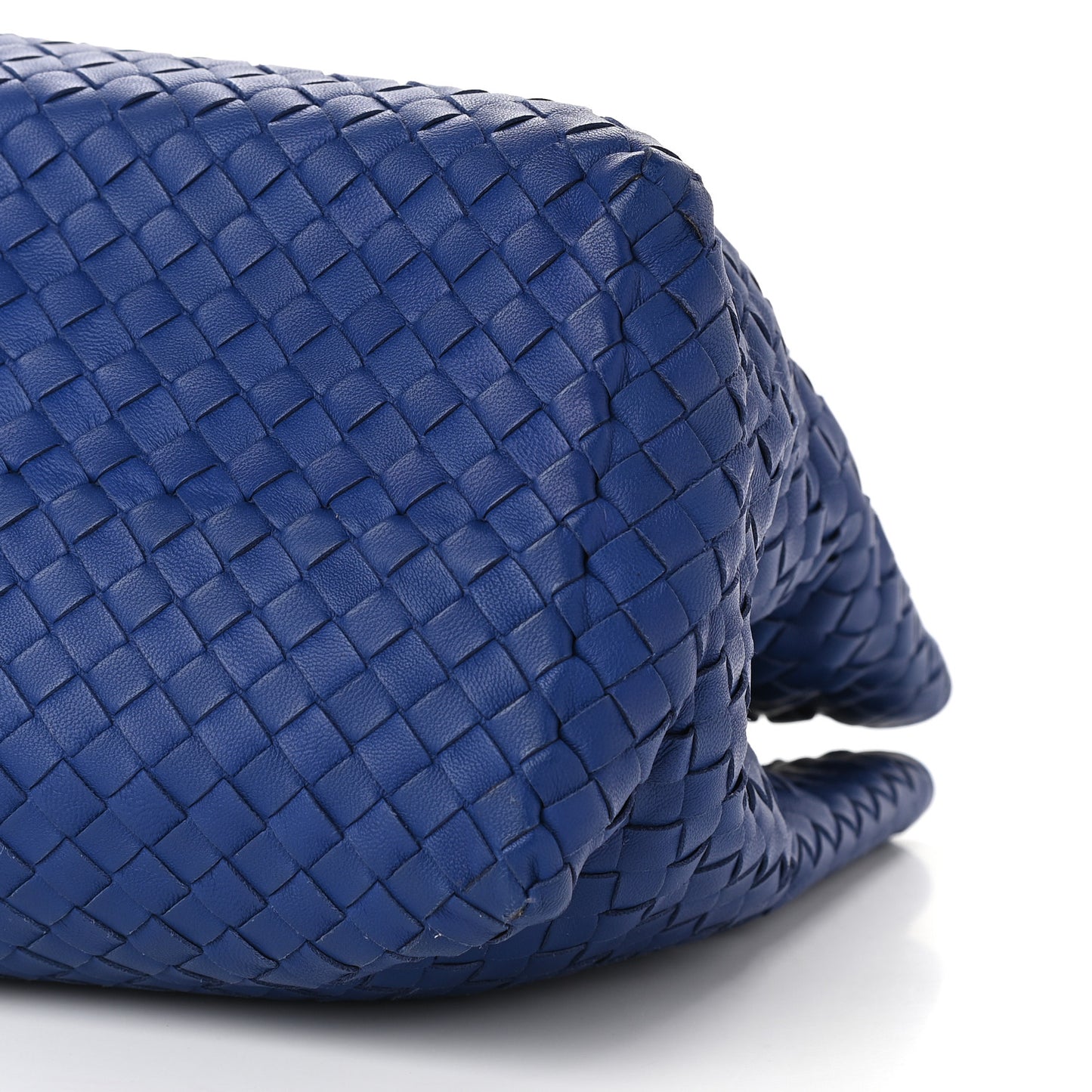 Nappa Intrecciato Medium Tote Cobalt