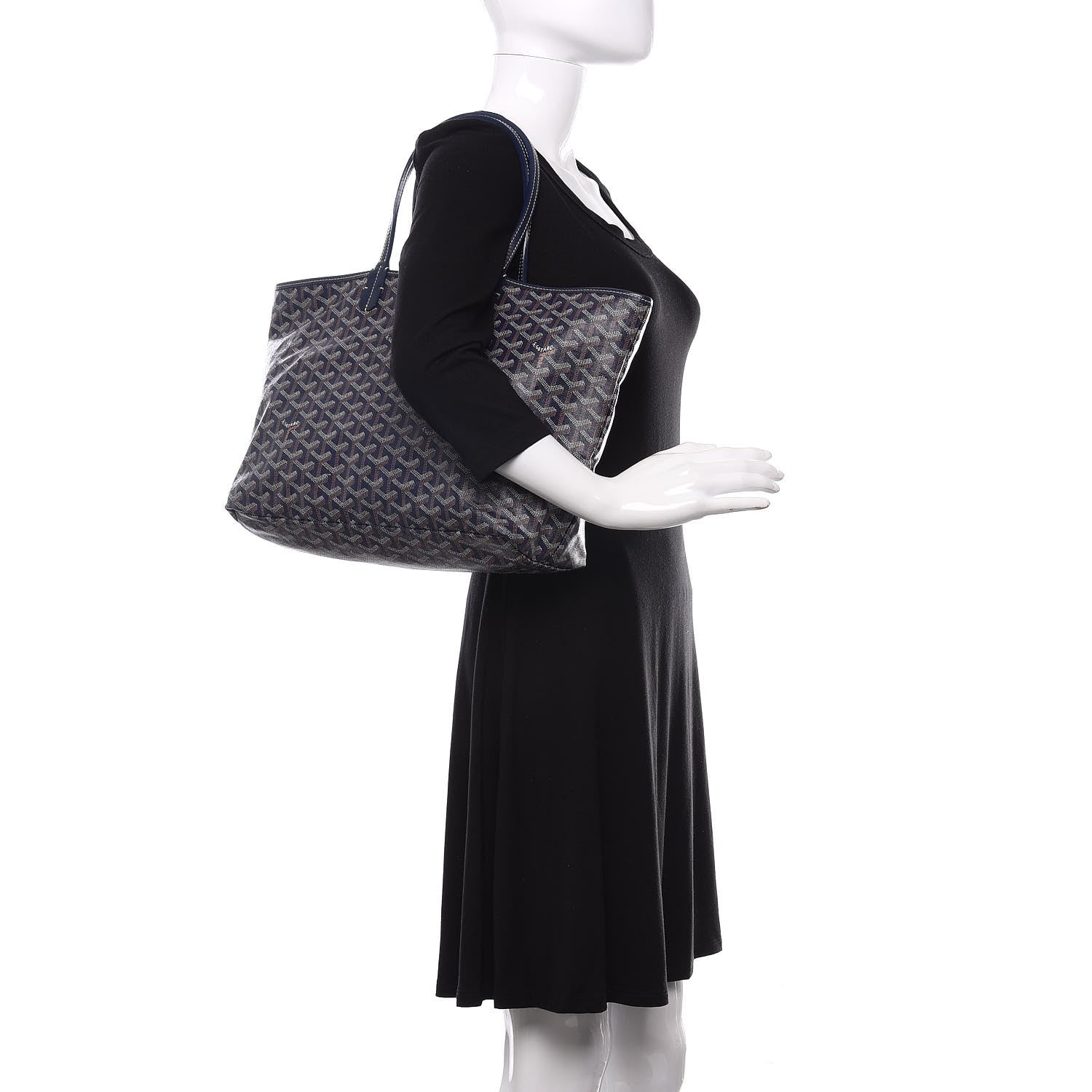 Goyard Goyardine Saint Louis PM Navy 2 of 13