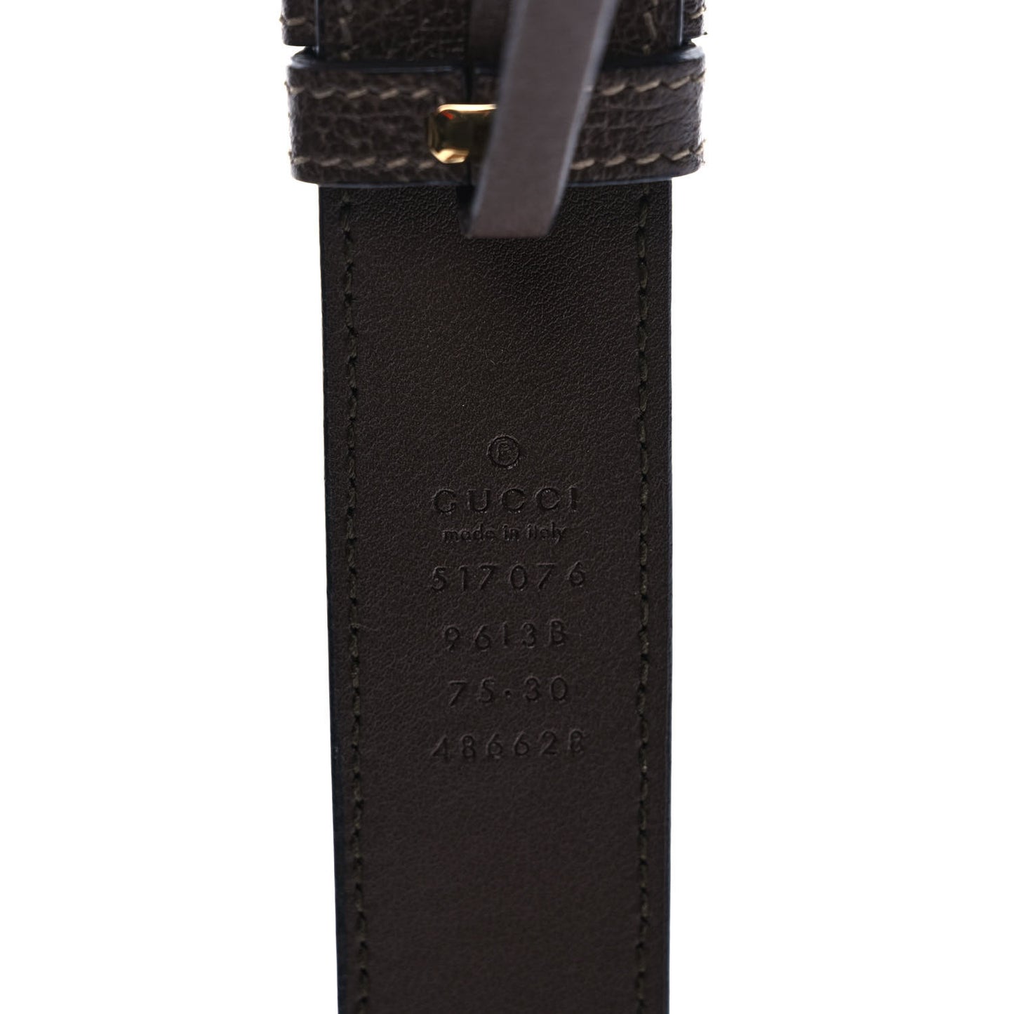 GG Supreme Monogram Web Small Ophidia Belt Bag 75 30 Dark Brown