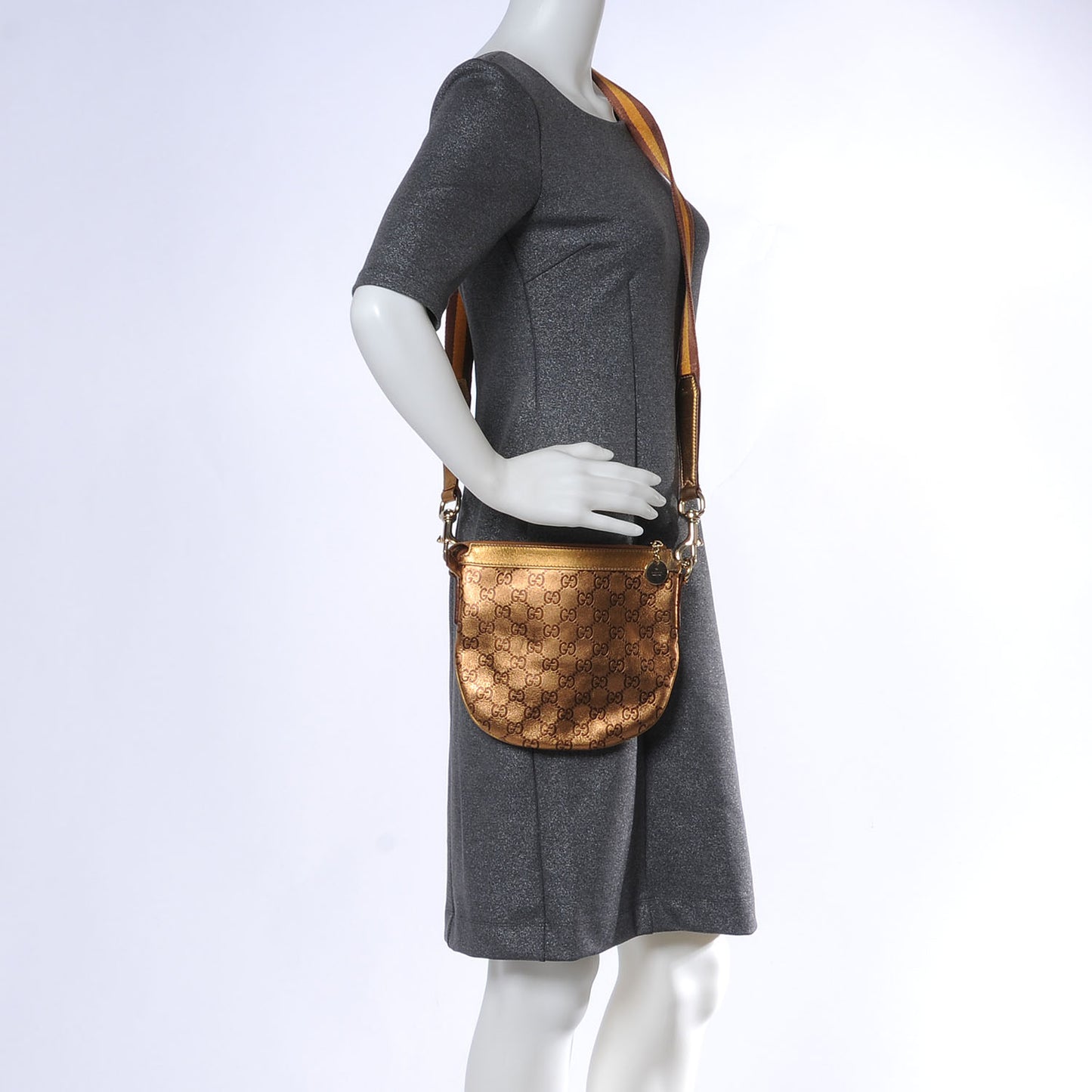 Guccissima GG Messenger Bronze